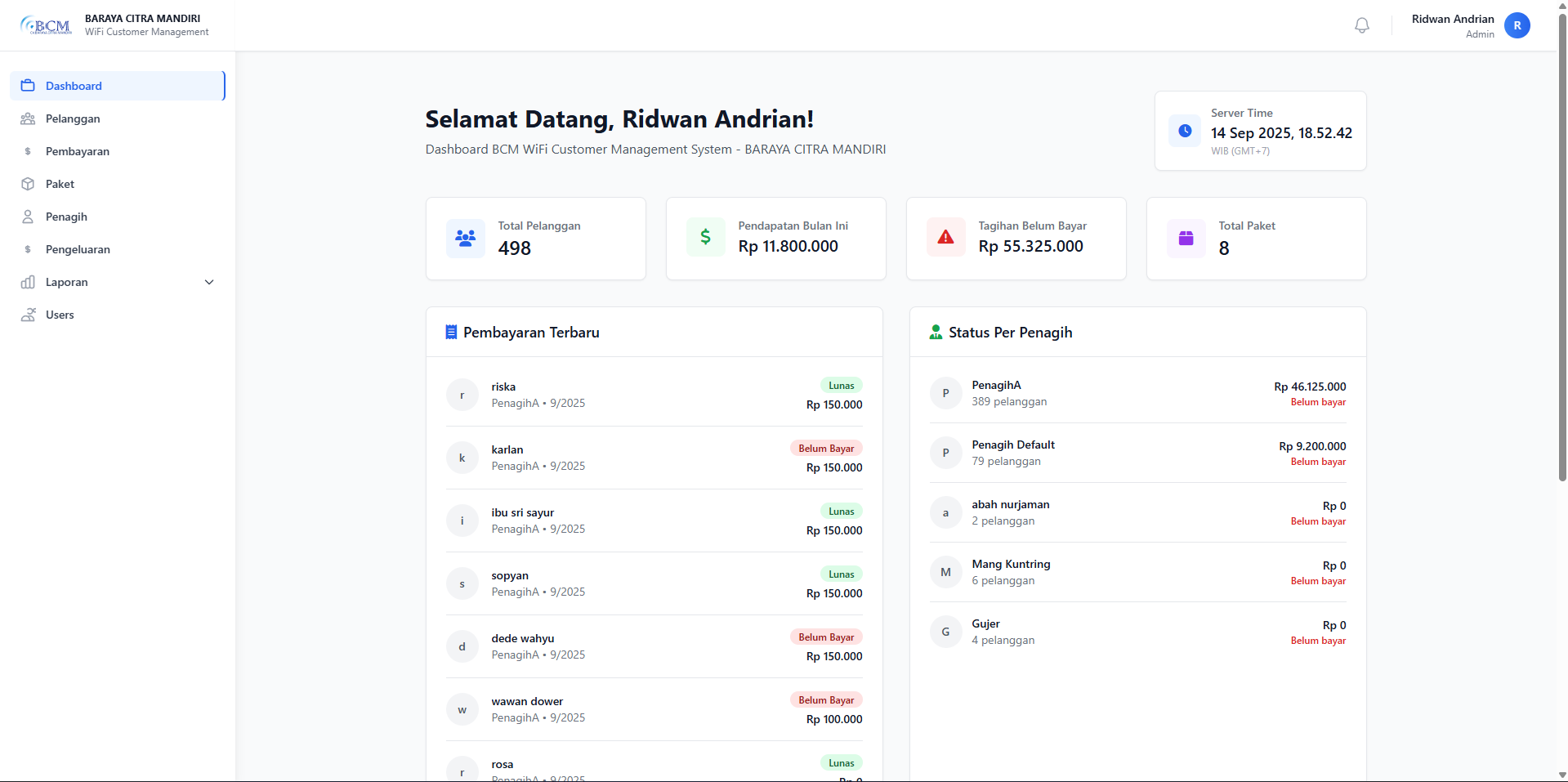 Customer Management CV Baraya Citra Mandiri